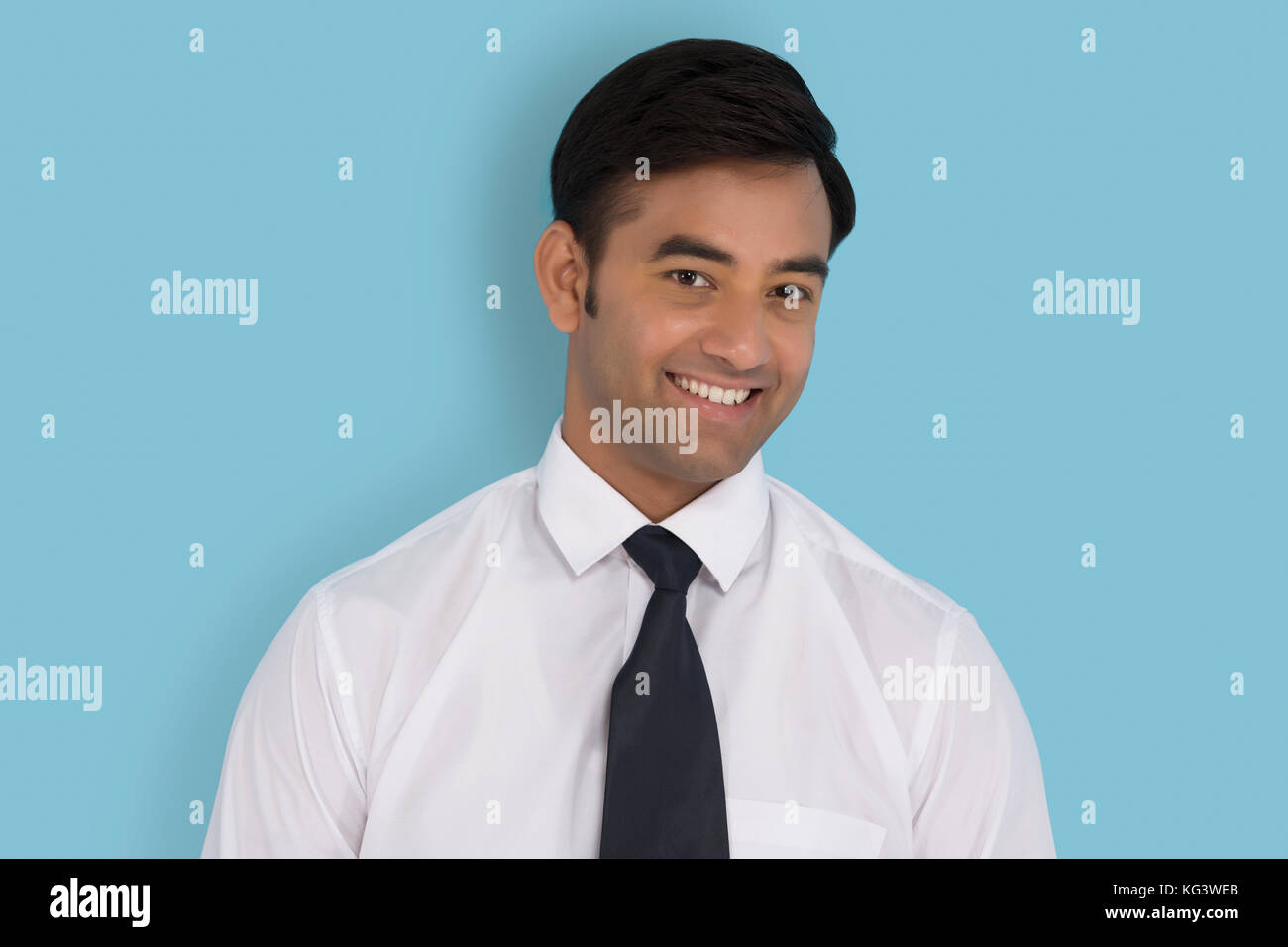 Portrait of smiling businessman Stock Photo