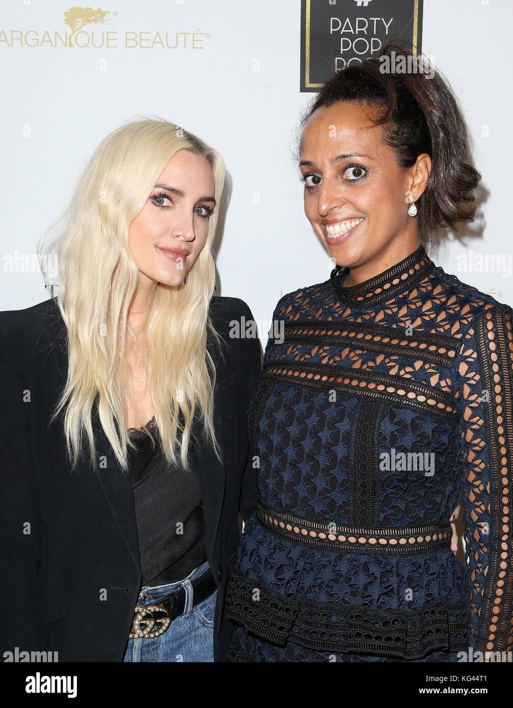 BEVERLY HILLS, CA - NOVEMBER 2: Ashlee Simpson, Chudney Ross, at the #