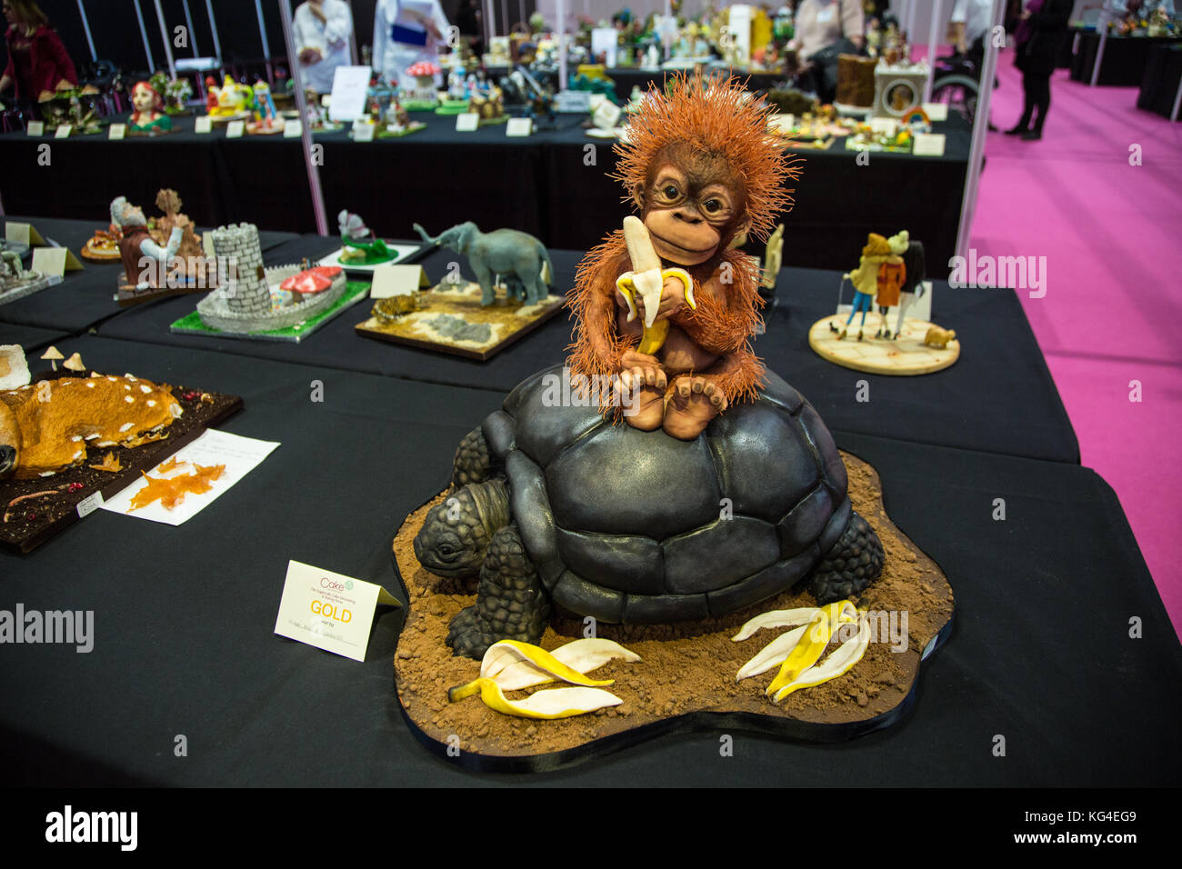 Birmingham Uk 04th Nov 17 Cake International At The Nec Where Master Cake Bakers And Decorators