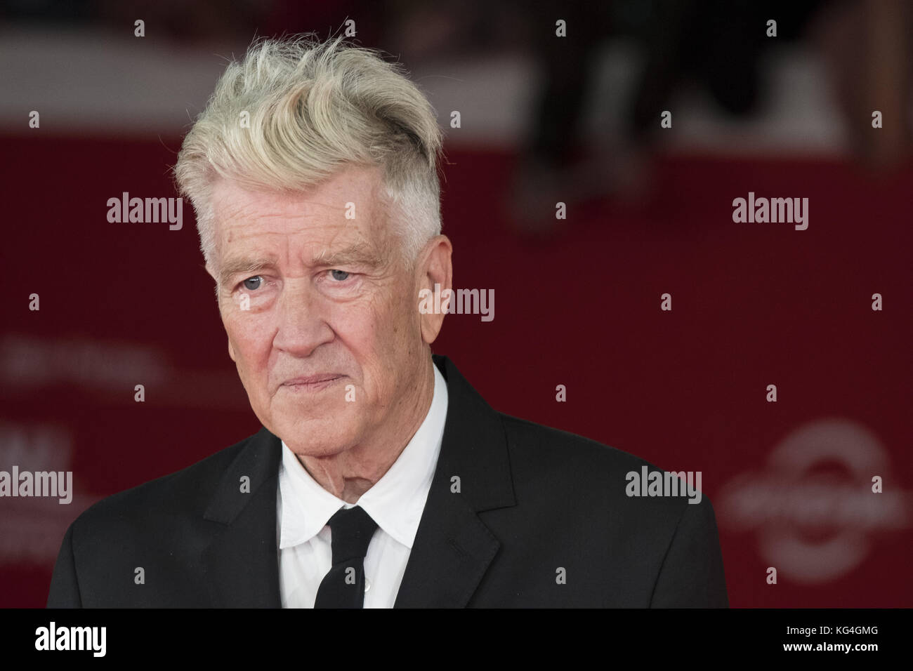 Rome, Italy. 5th November, 2017. Rome, Italy. 04th Nov, 2017. David Lynch attending the red carpet during the 12th Rome Film Fest Credit: Silvia Gerbino/Alamy Live News Credit: Silvia Gerbino/Alamy Live News Stock Photo