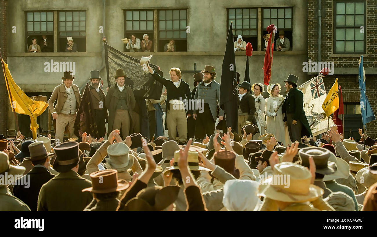 PETERLOO 2018 Film4 production with Rory Kinnear Stock Photo