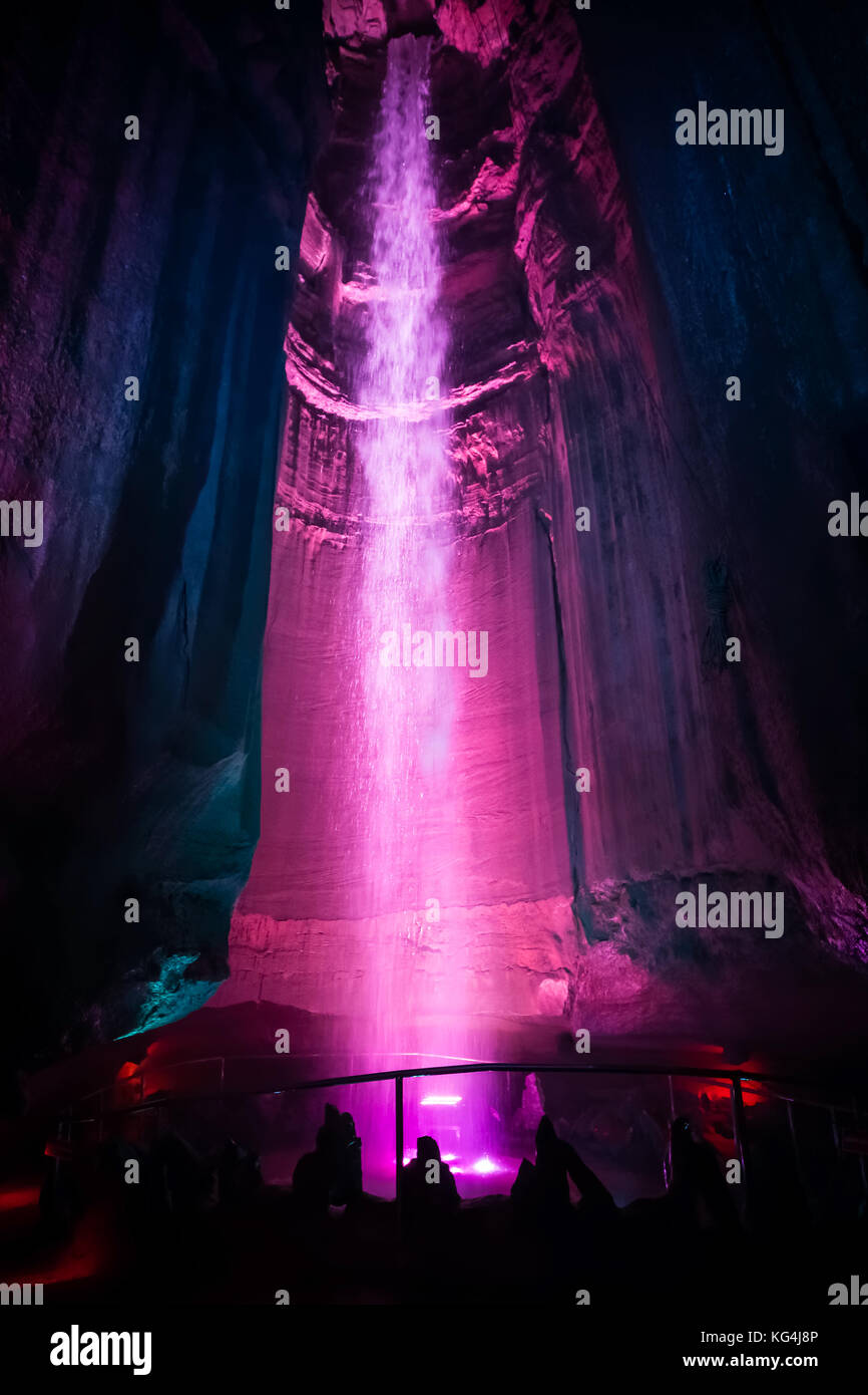 Ruby Falls in Lookout Mountain, near Chattanooga, Tennessee Stock Photo Alamy
