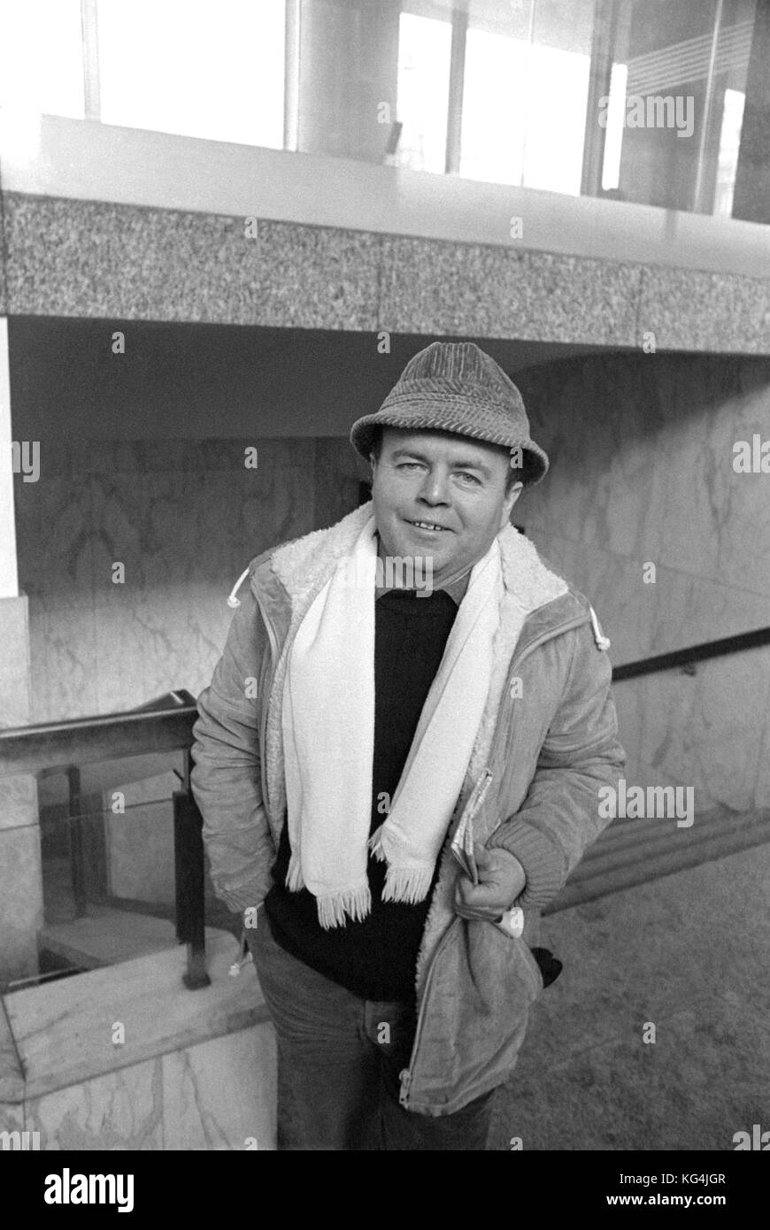 Elvio Fachinelli, psychiatrist and psychoanalyst, co-founder of the magazine and publishing house " L' erba voglio " (Milan, Italy, January 1979) Stock Photo