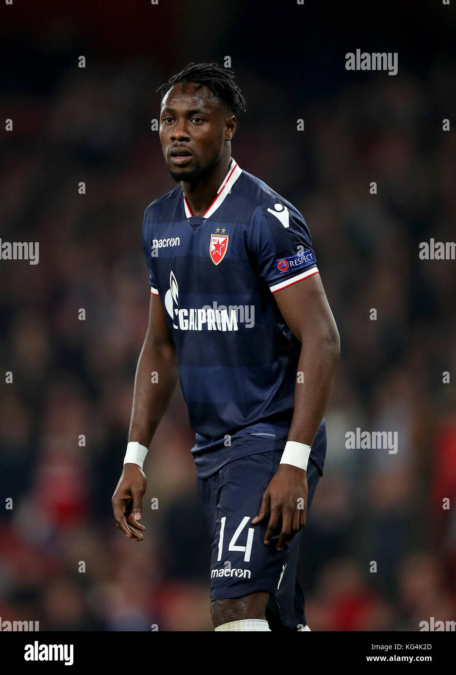 Red Star Belgrade S Richmond Boakye Stock Photo Alamy