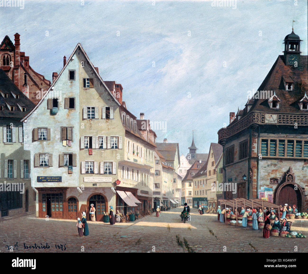 Michel Hertrich Place Du MarcheAuxFruits Colmar, 1876 Stock Photo Alamy Michel Hertrich Place Du MarcheAuxFruits Colmar, 1876 Stock Photo Alamy