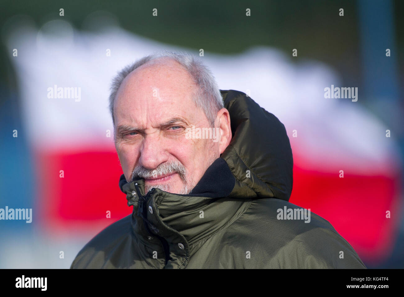 Antoni Macierewicz, Polish Minister of Defence, in Gdynia, Poland. 31 October 2017 © Wojciech Strozyk / Alamy Stock Photo Stock Photo