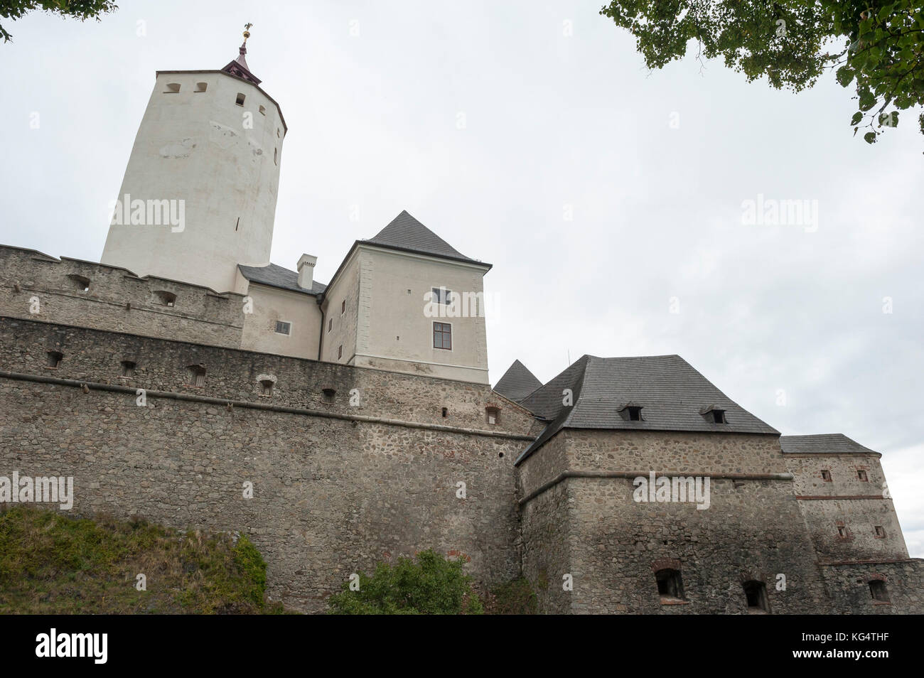 Forchtenstein Castle, Mattersburg District, Burgenland, Austria, Europe Stock Photo