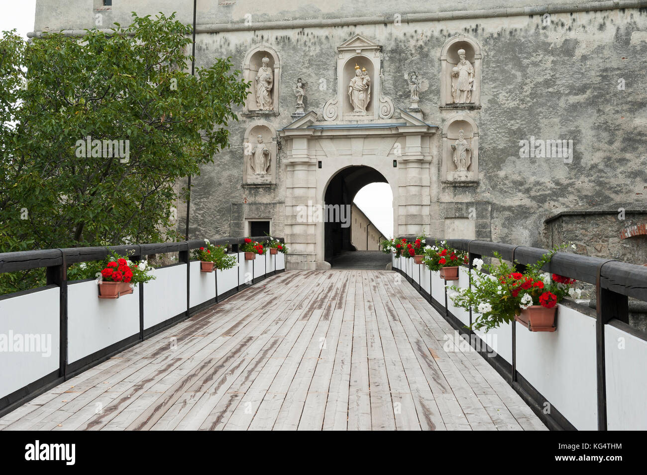 Forchtenstein Castle, Mattersburg District, Burgenland, Austria, Europe Stock Photo
