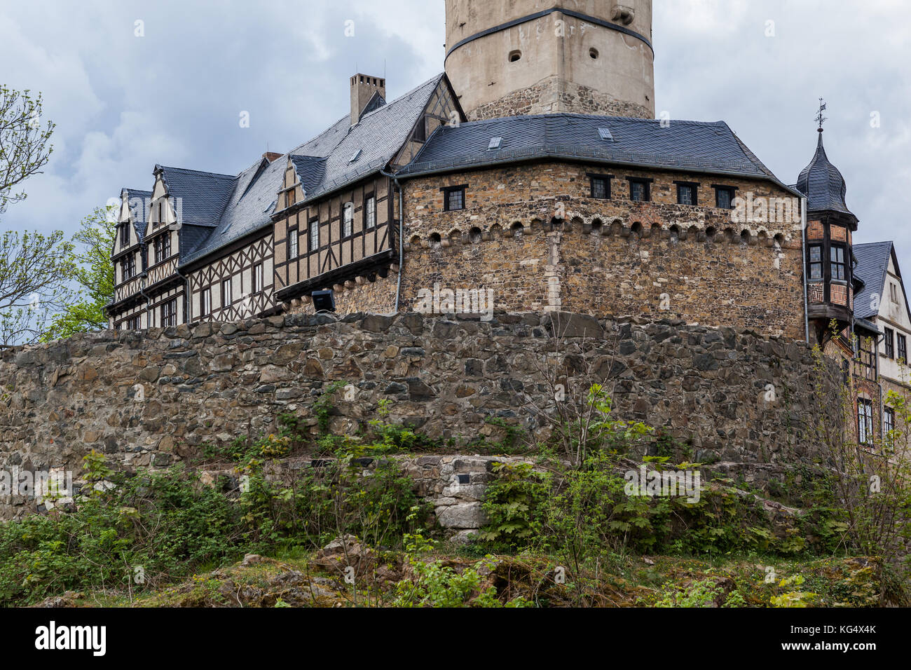Burg Falkenstein im Harz Stock Photo - Alamy