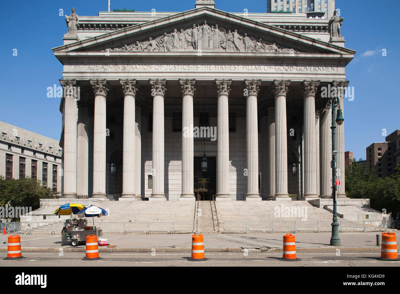 New York State Supreme Court Building, Foley Square, Manhattan, New York, USA, America Stock Photo