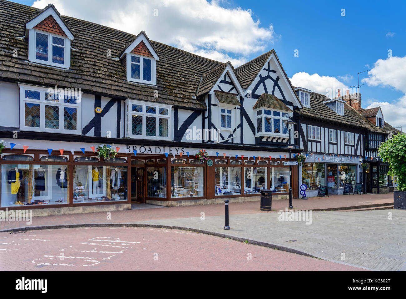 EAST GRINSTEAD, WEST SUSSEX/UK - JUNE 17 : View of the High Street in East Grinstead on June 17, 2017 Stock Photo