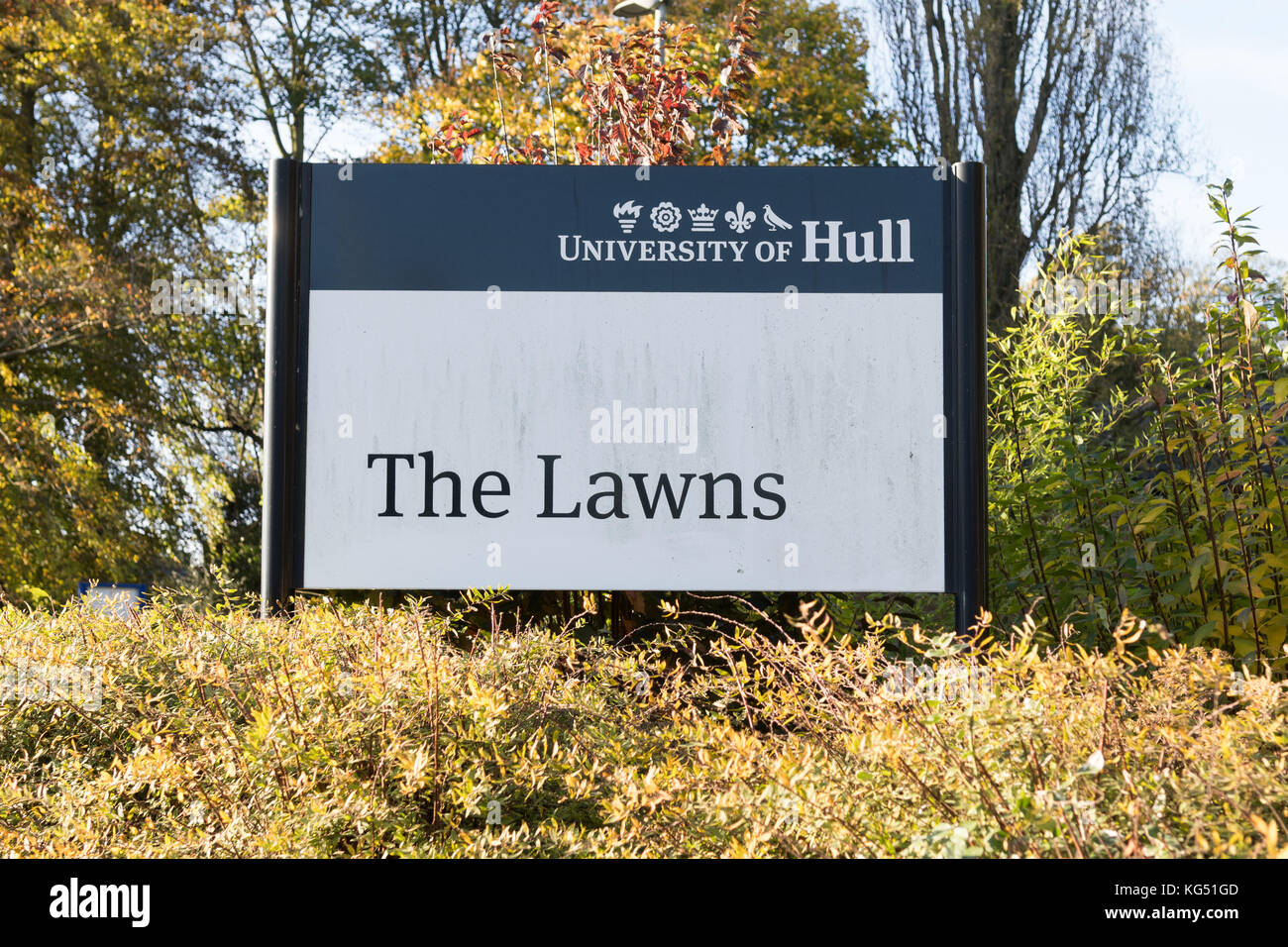 The Lawns, Cottingham - student accommodation and student village for the University of Hull, Stock Photo
