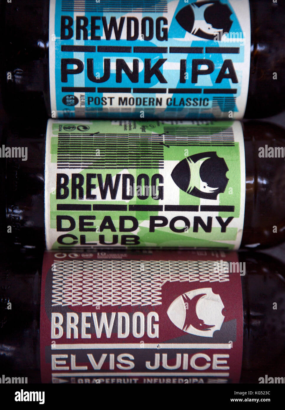 Brewdog bottled beers, London Stock Photo