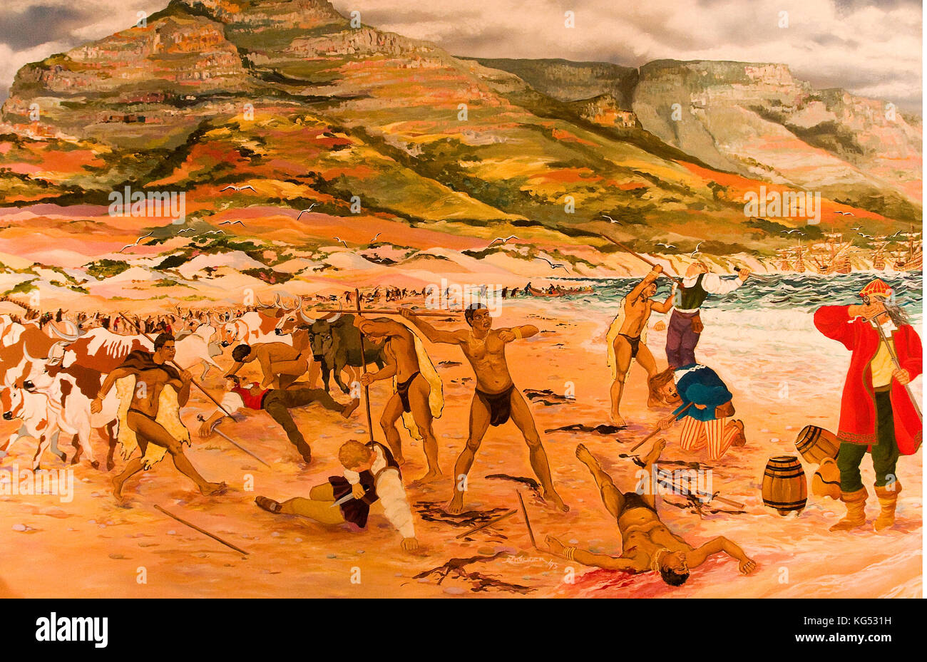 Castle Repaint Cape town historical painting hi-res stock photography and images - Alamy
