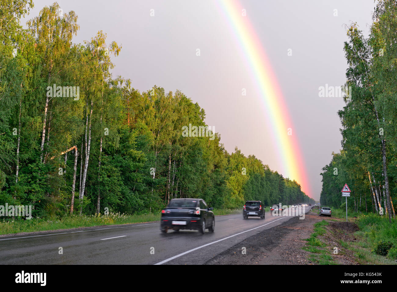 Rainbow after rain hi-res stock photography and images - Alamy