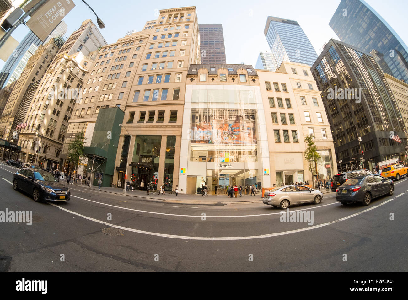 Microsoft flagship computer store, Fifth Avenue, Manhattan, New York