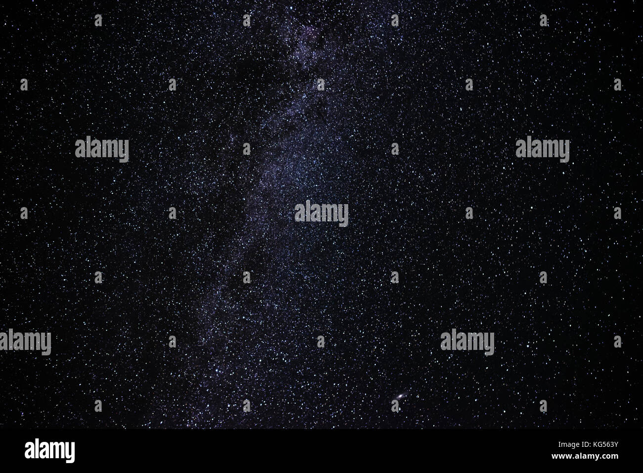 Background of starry night sky with the Milky Way Stock Photo - Alamy