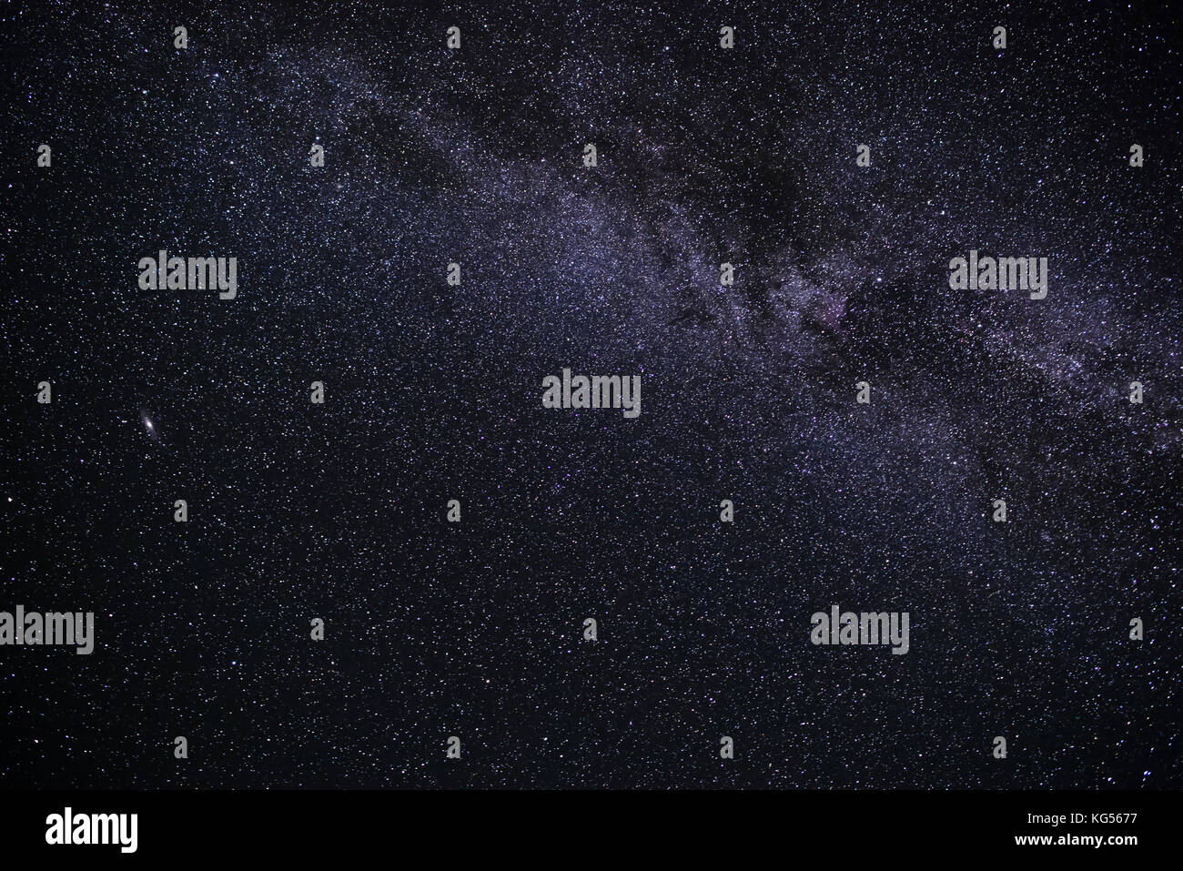 Background of starry night sky with the Milky Way Stock Photo - Alamy