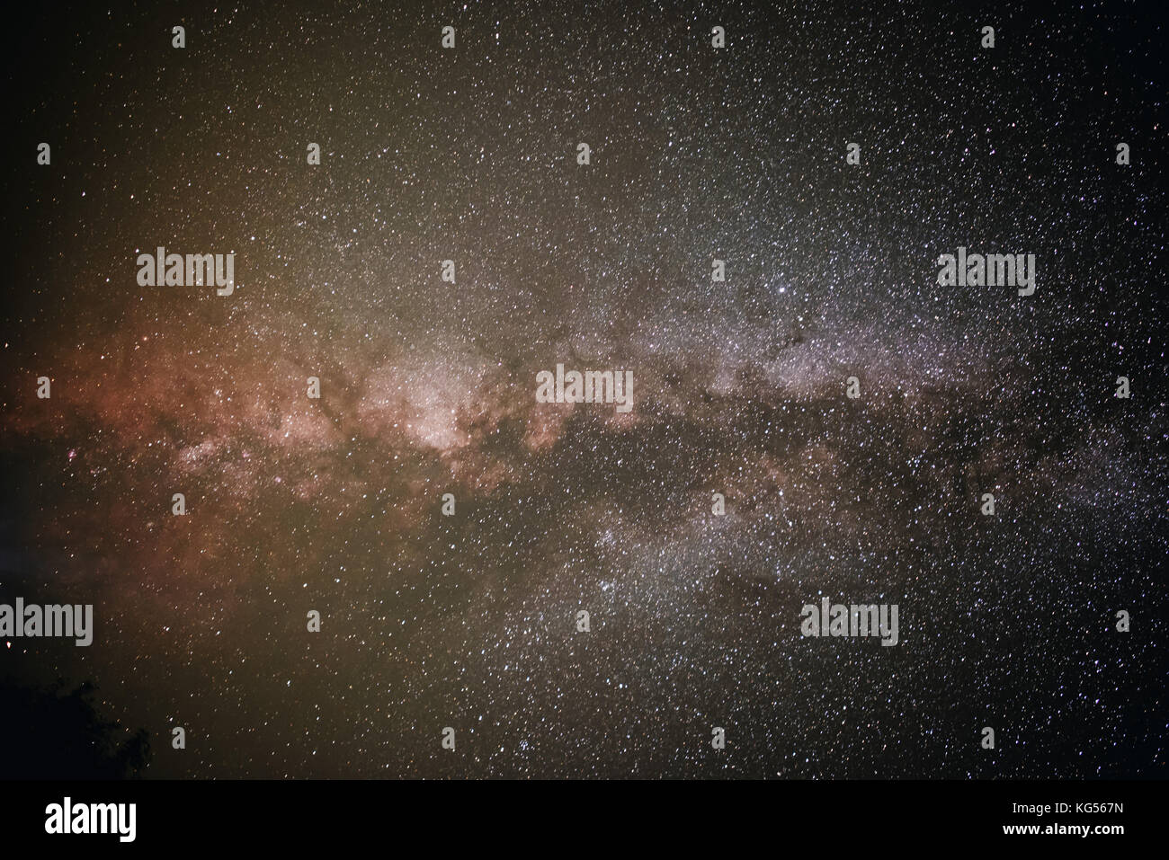 Background of starry night sky with the Milky Way Stock Photo - Alamy