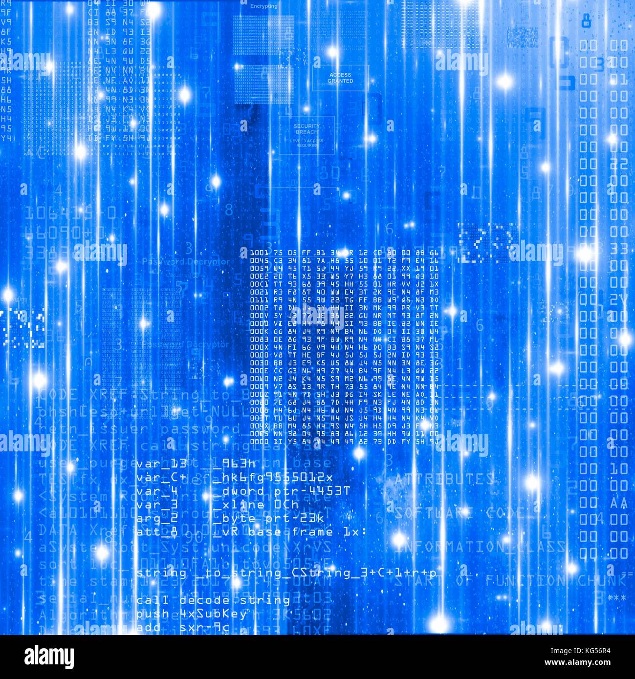 Computer code, abstract illustration Stock Photo - Alamy