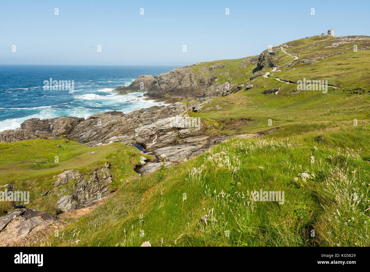 Landascapes of Ireland. Malin Head in Donegal Stock Photo Alamy