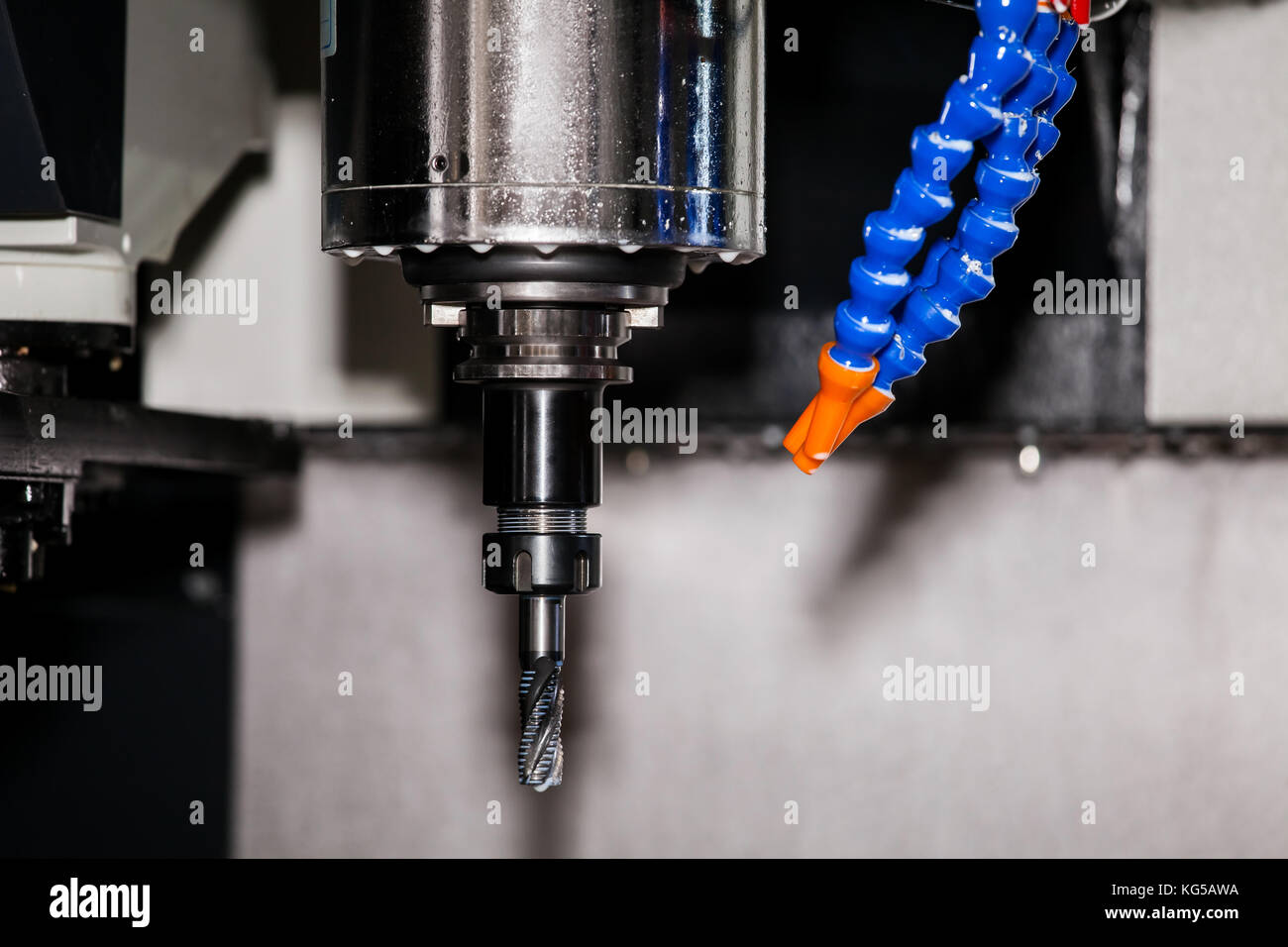 CNC turning center Stock Photo