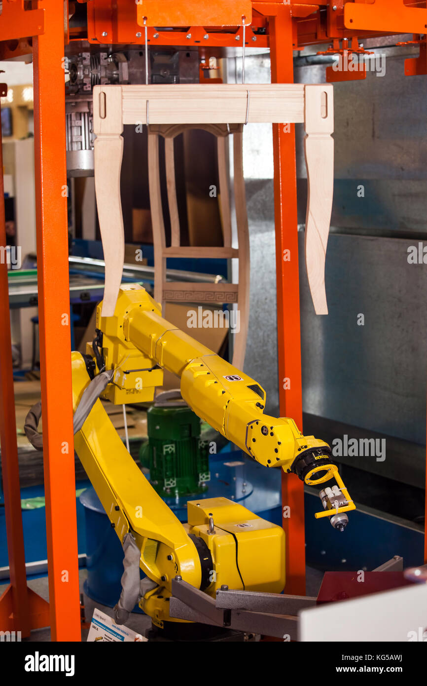 Industrial robot hand Stock Photo Alamy