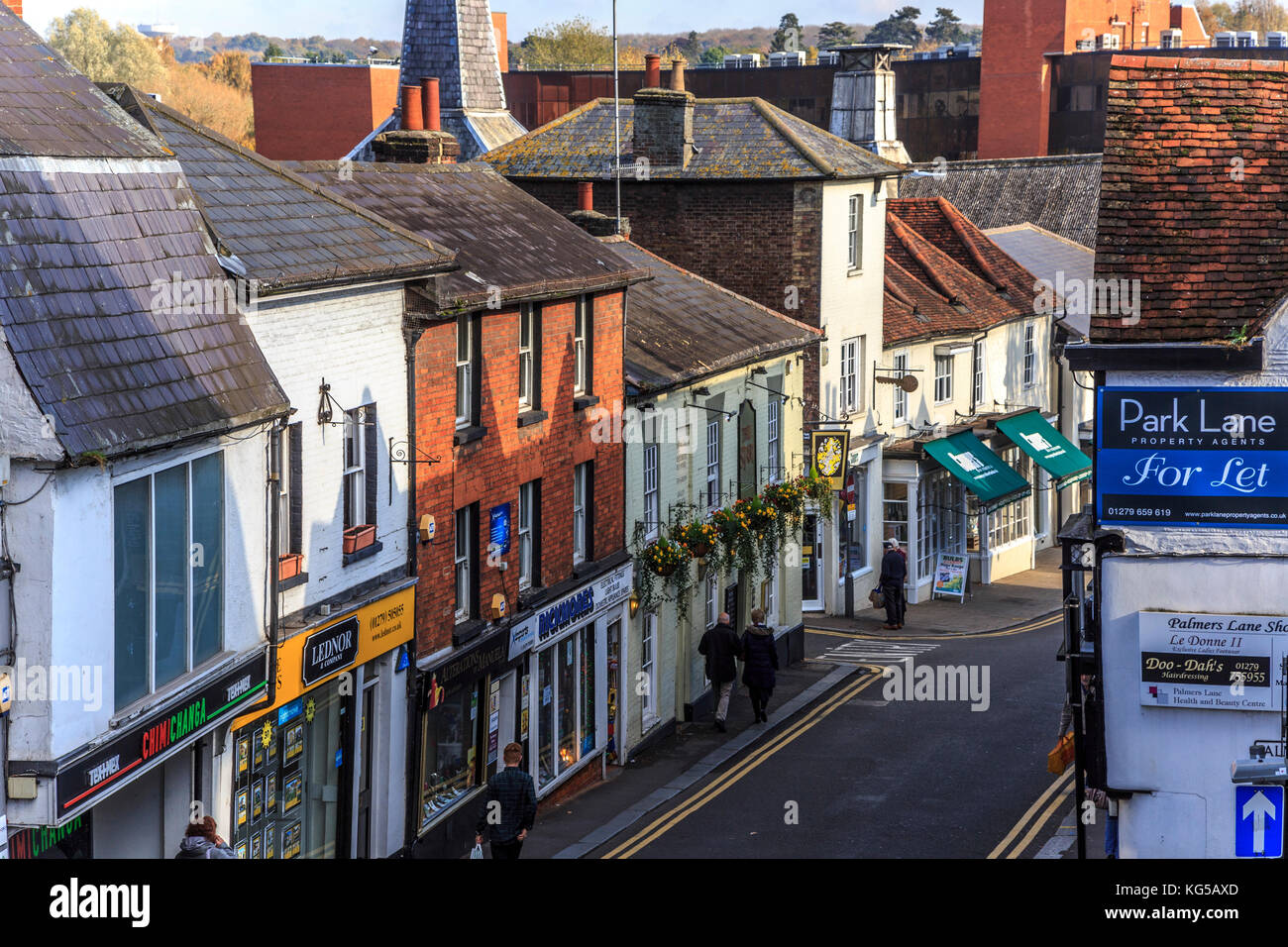 Market town of stortford, hertfordshire, england. uk, gb