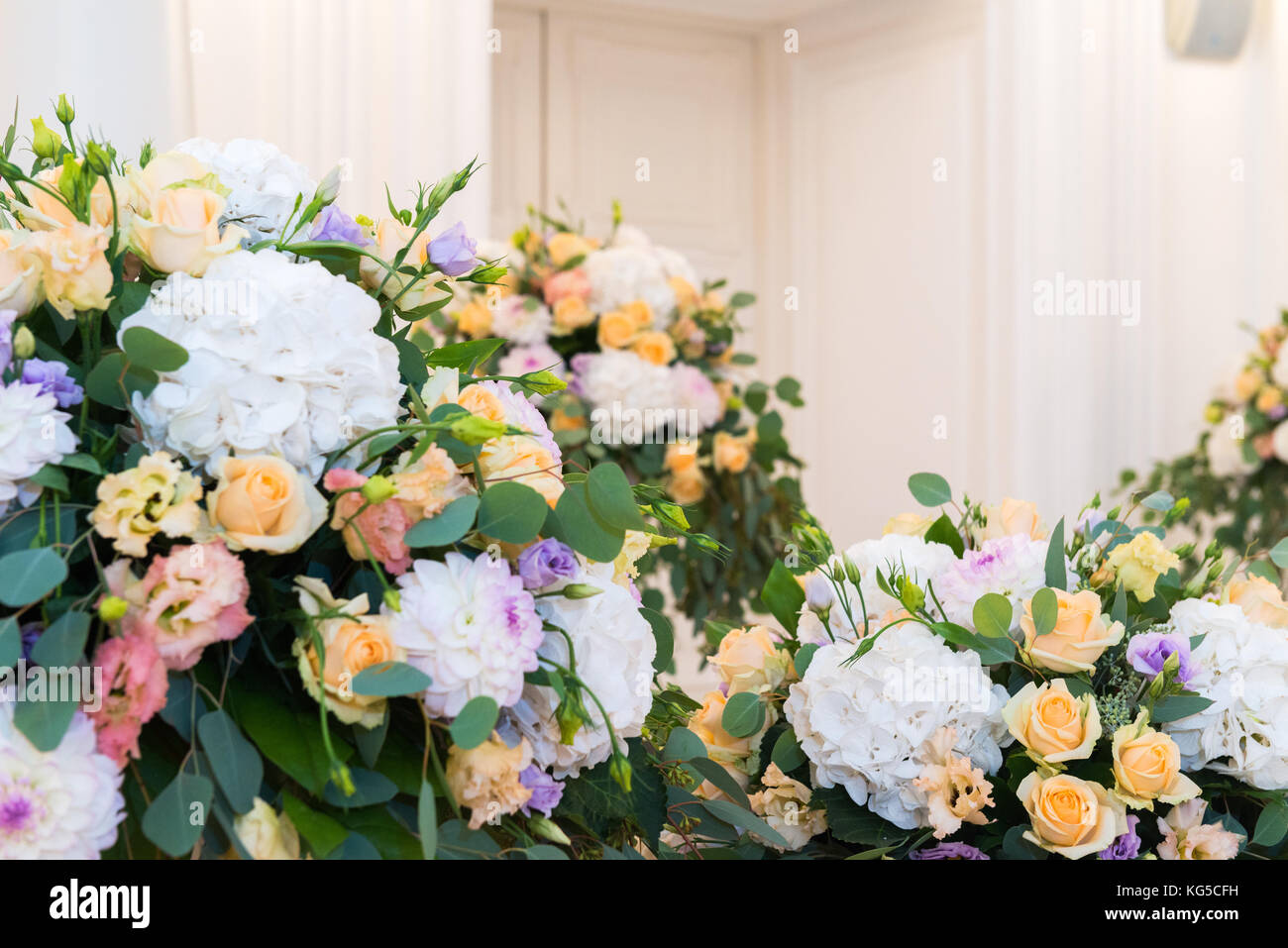 Wedding ceremony hall Stock Photo - Alamy