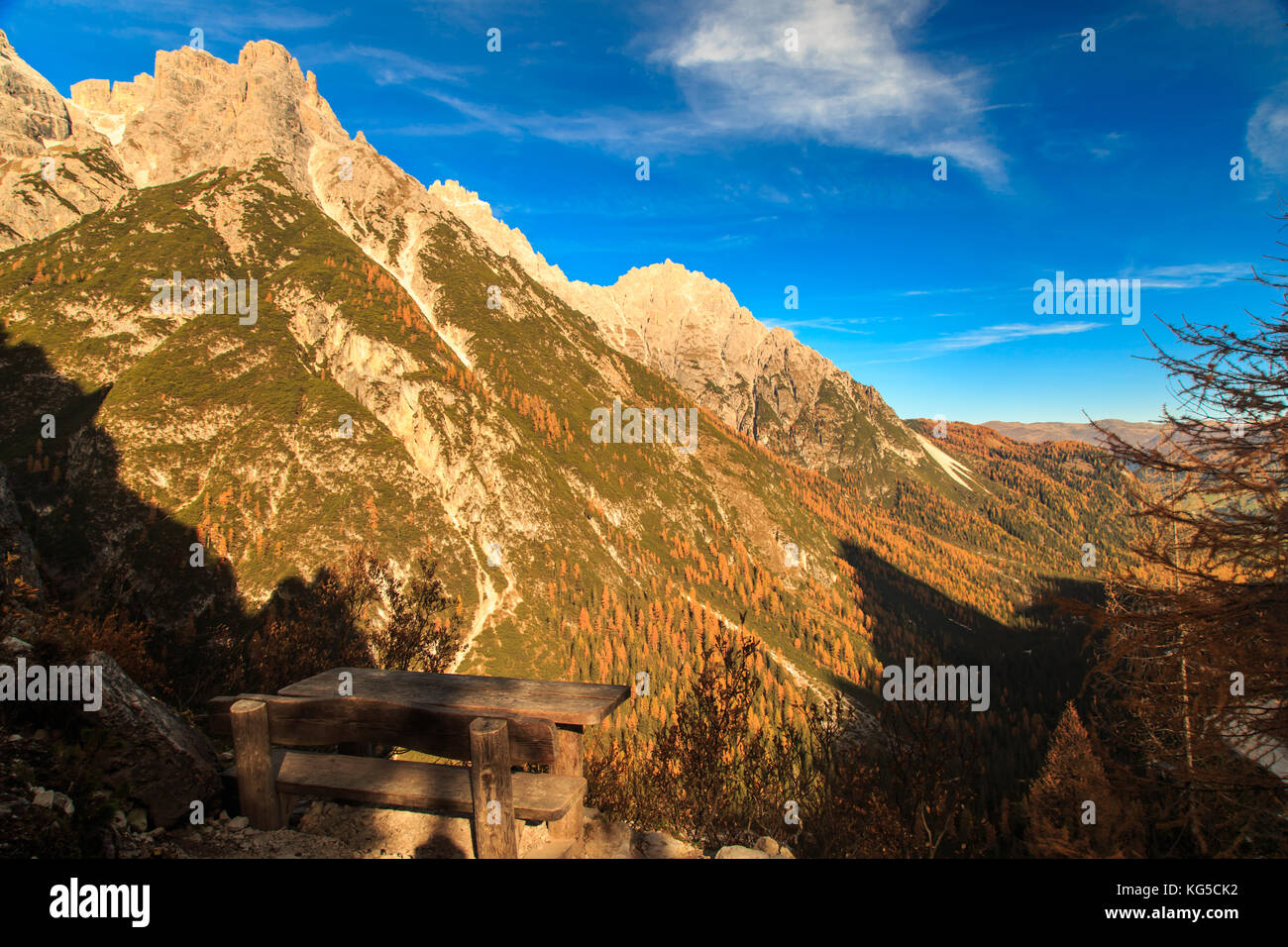 Autumn in the italian alps Stock Photo - Alamy
