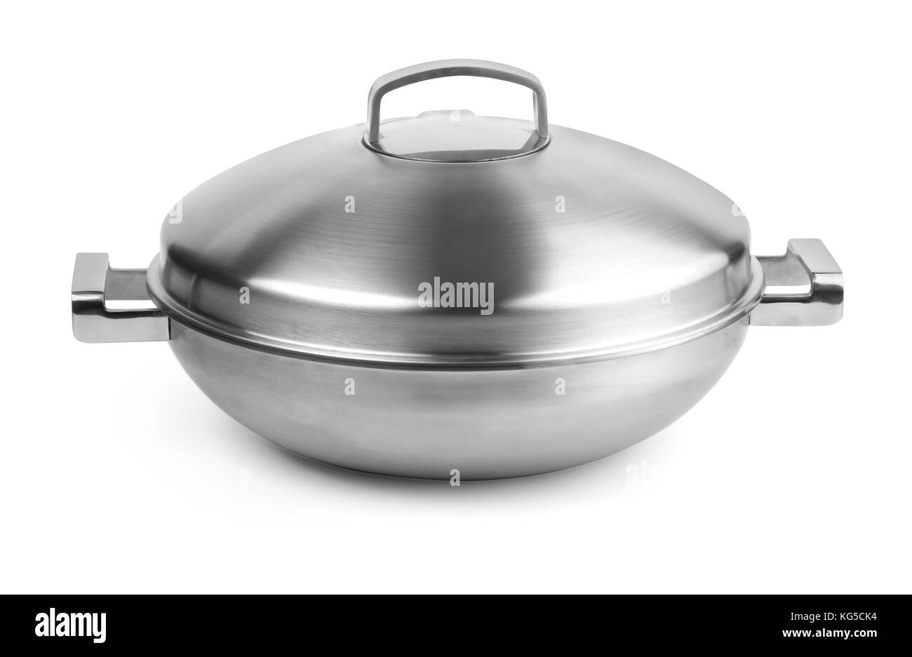 Used stock pot isolated on white with clipping path Stock Photo Alamy