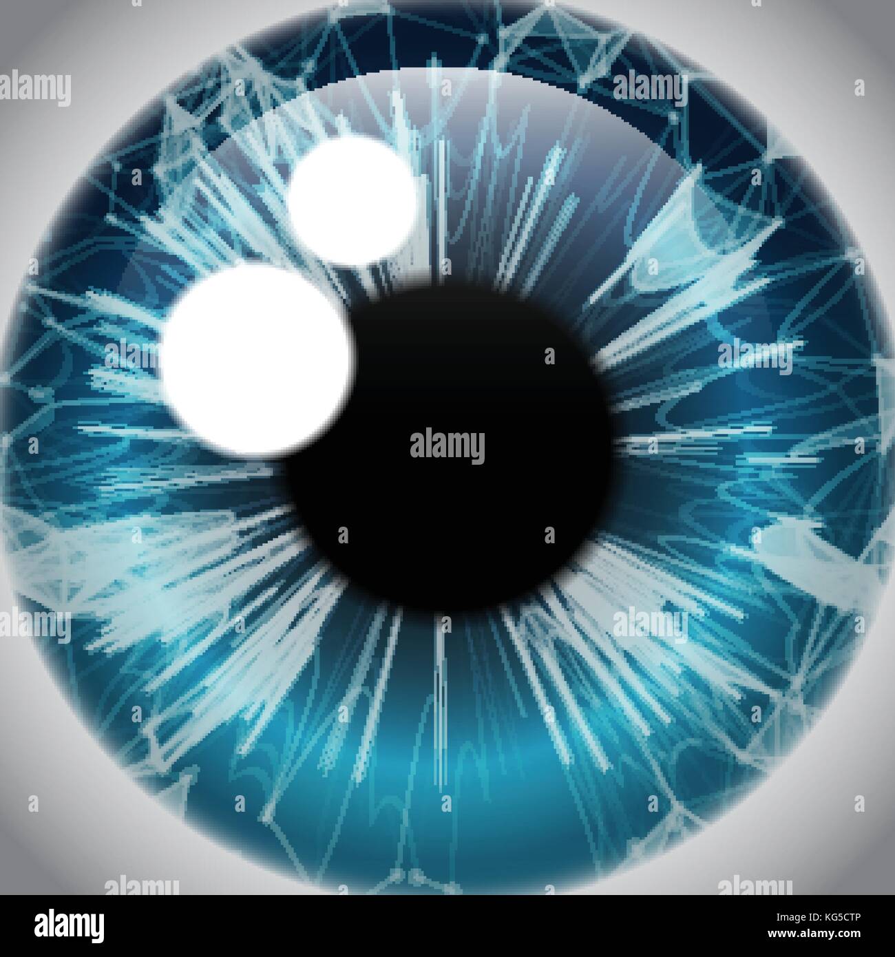 Human Eye Iris, Realistic Eyeball Icon Stock Vector Image & Art - Alamy