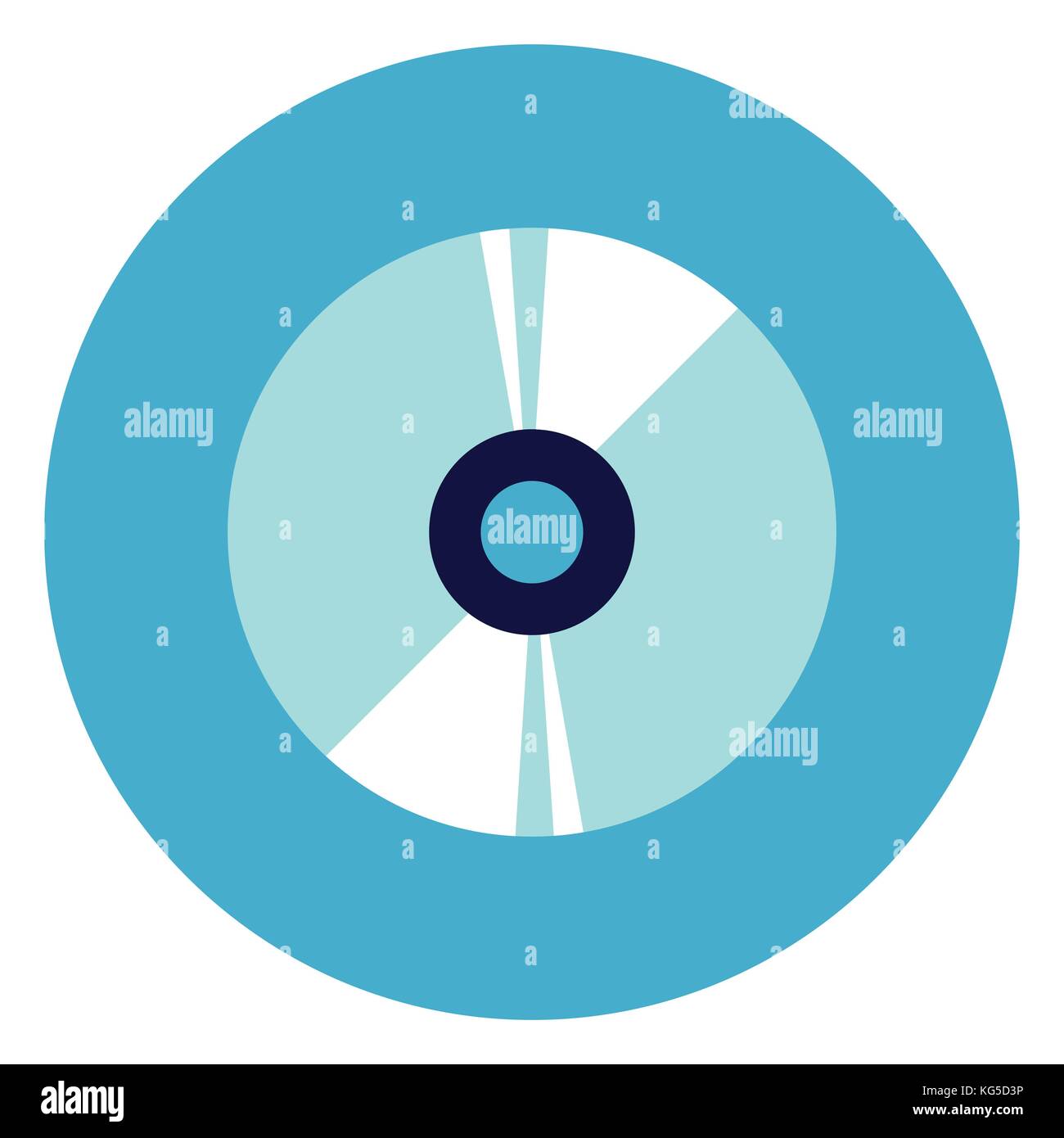 Cd compact disc icon Stock Vector Images Alamy