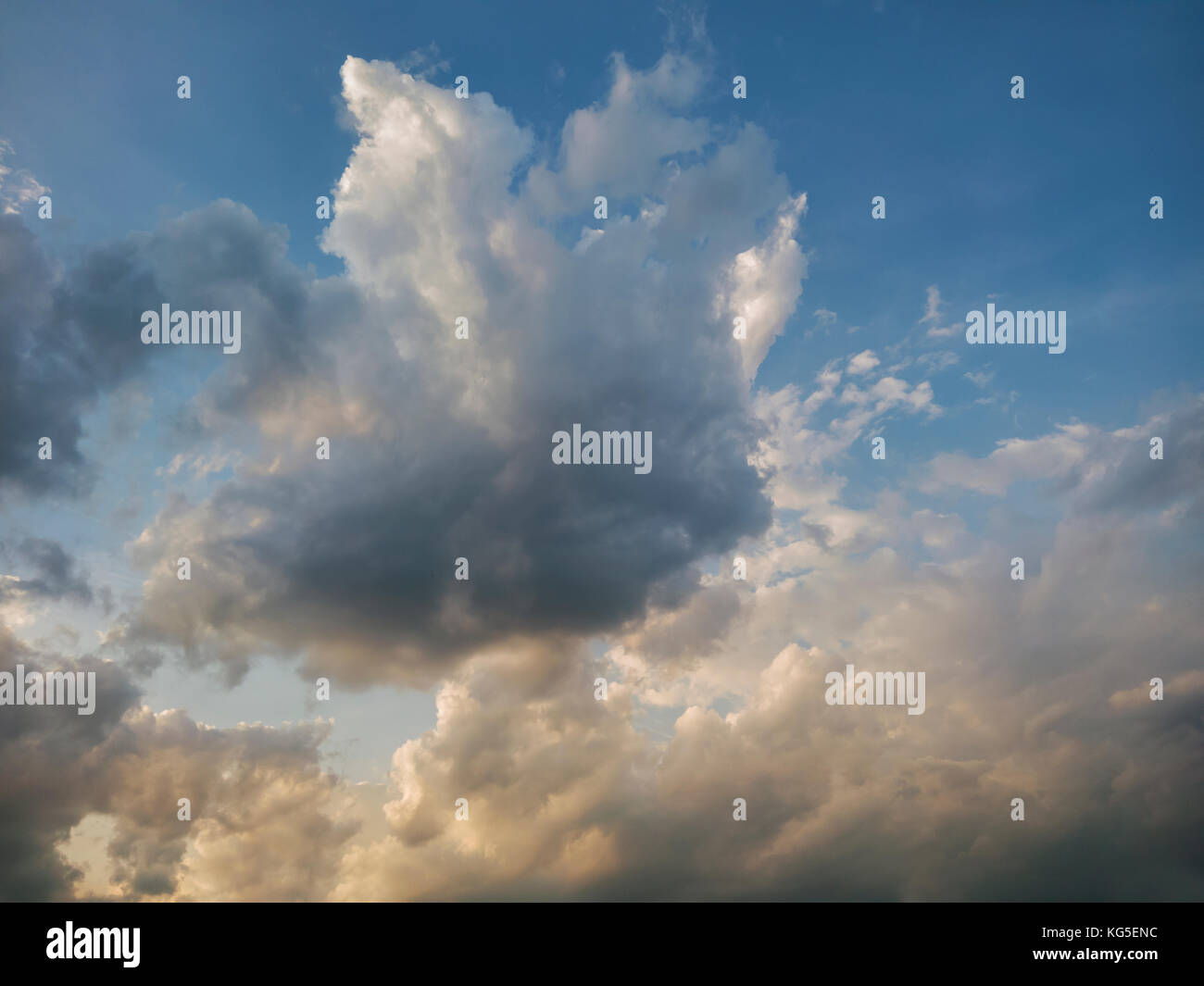 Dark sky with black clouds brings storm rain Stock Photo - Alamy
