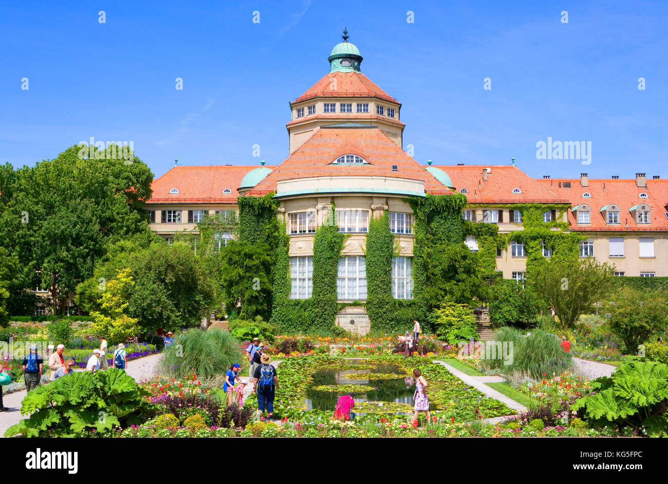Botanischer garten munchen nymphenburg botanical garden hires stock