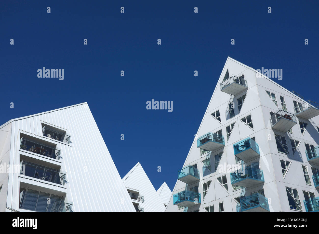 Aarhus, cultural capital in 2017 - new building Isbjerget in Aarhus O in the harbour Stock Photo