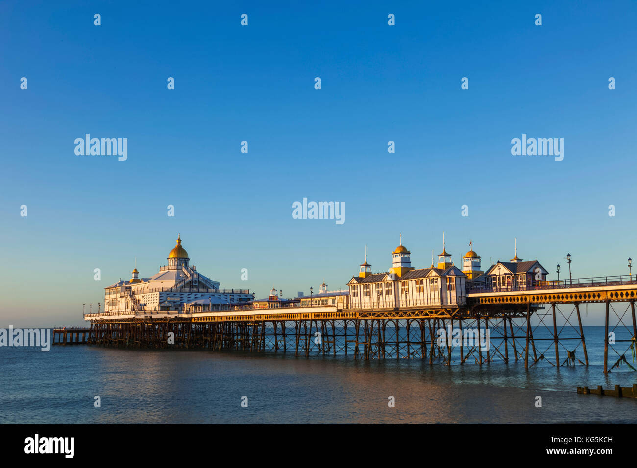England, East Sussex, Eastbourne, Eastbourne Pier Stock Photo