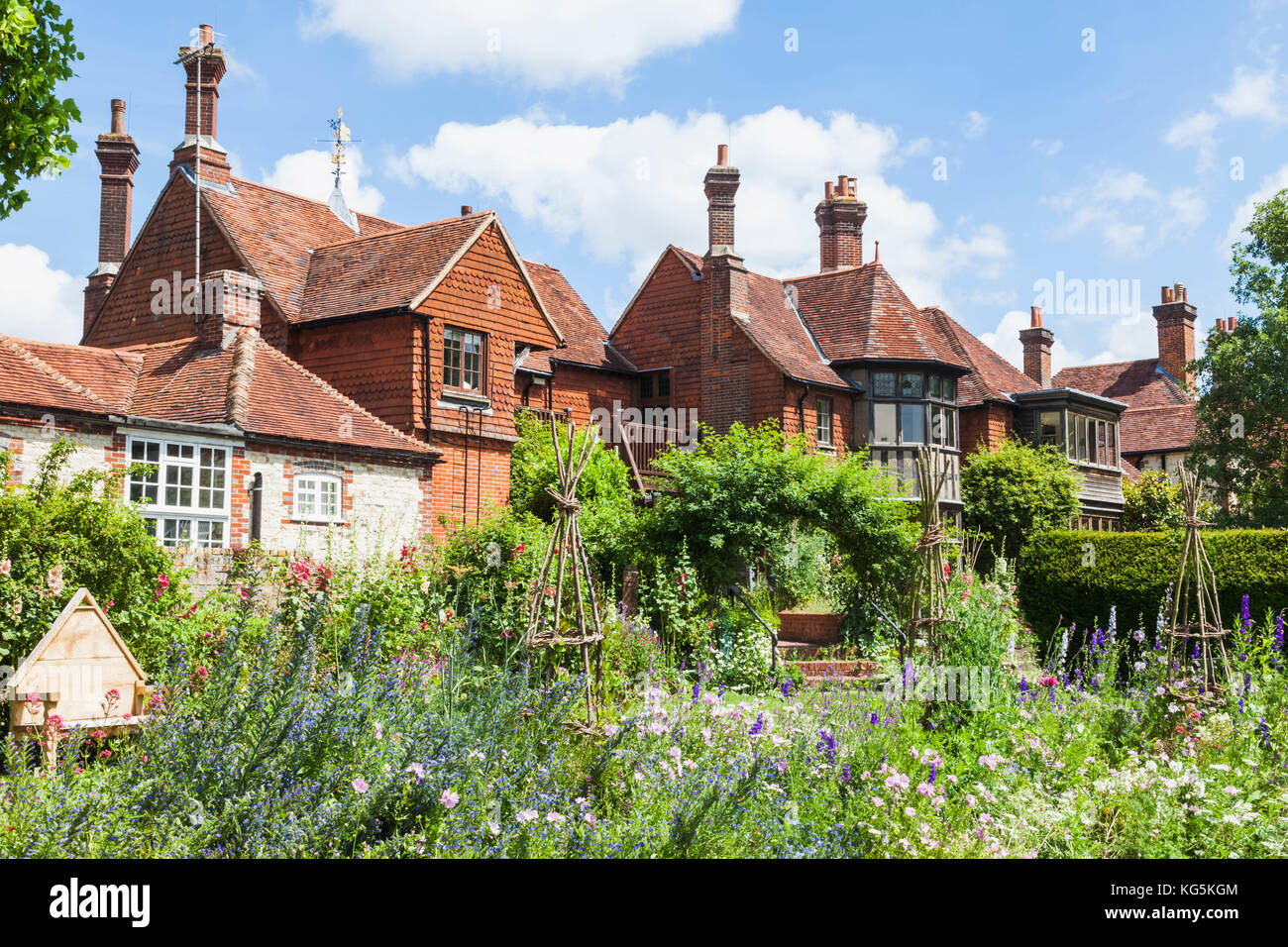 England, Hampshire, Selborne, Gilbert White's House and Garden Stock Photo