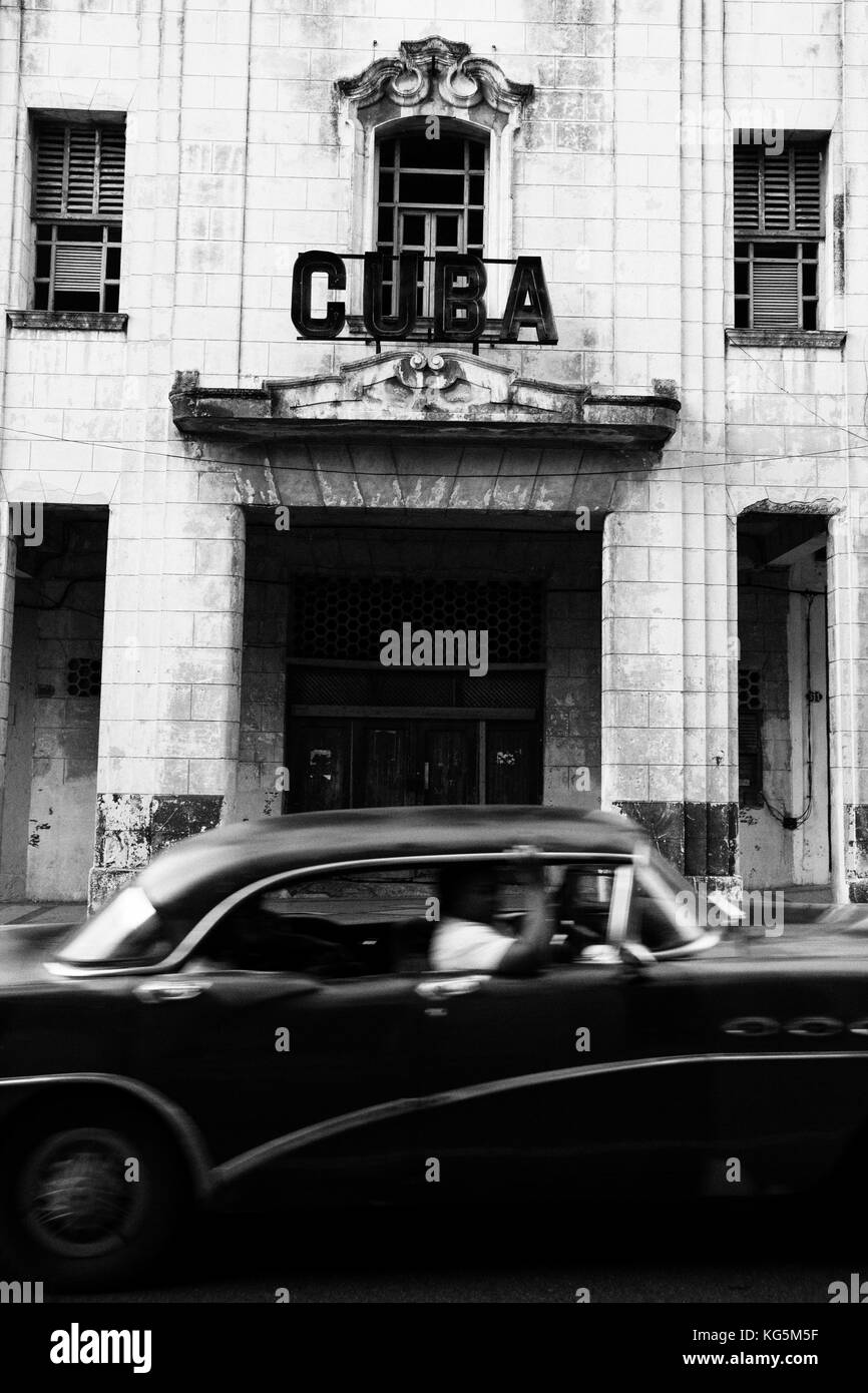 Cuba, Republic of Cuba, Central America, Caribbean Island. Havana city. Stock Photo