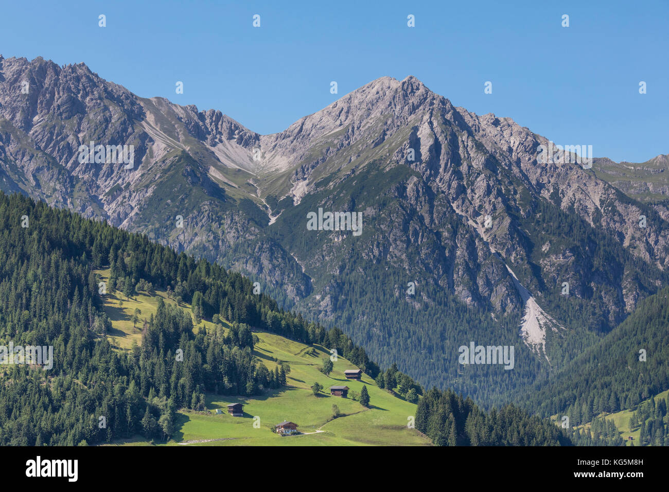 Weittal spitze, Lienzer Dolomites, Lesachtal, Austria Stock Photo