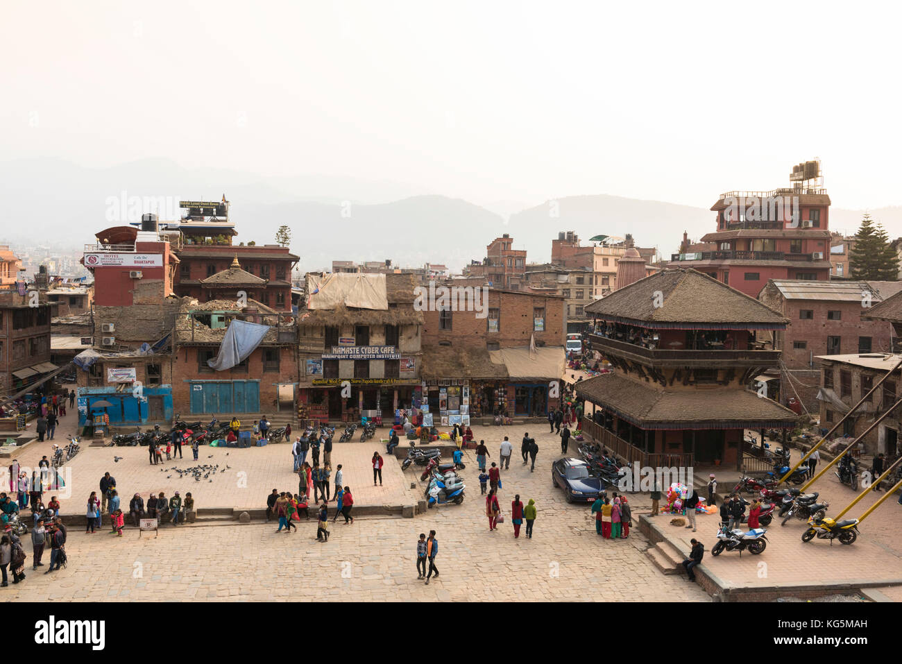 Bhaktapur, Kathmandu, Bagmati area, Nepal Stock Photo