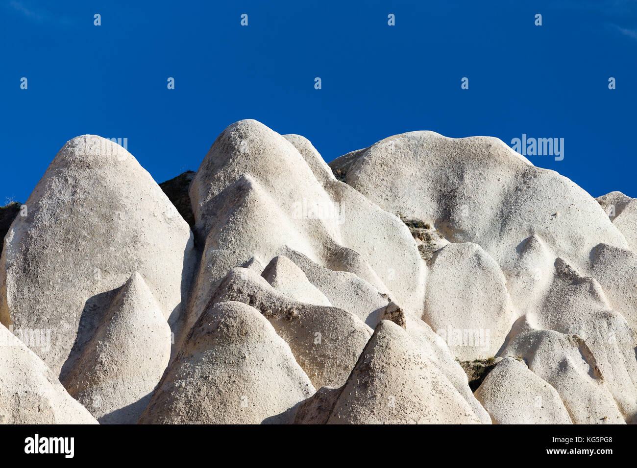 Shadow game on rocks, Tarihi Milli Parki, Goreme, Cappadocia, Turkey (Turchia) Stock Photo