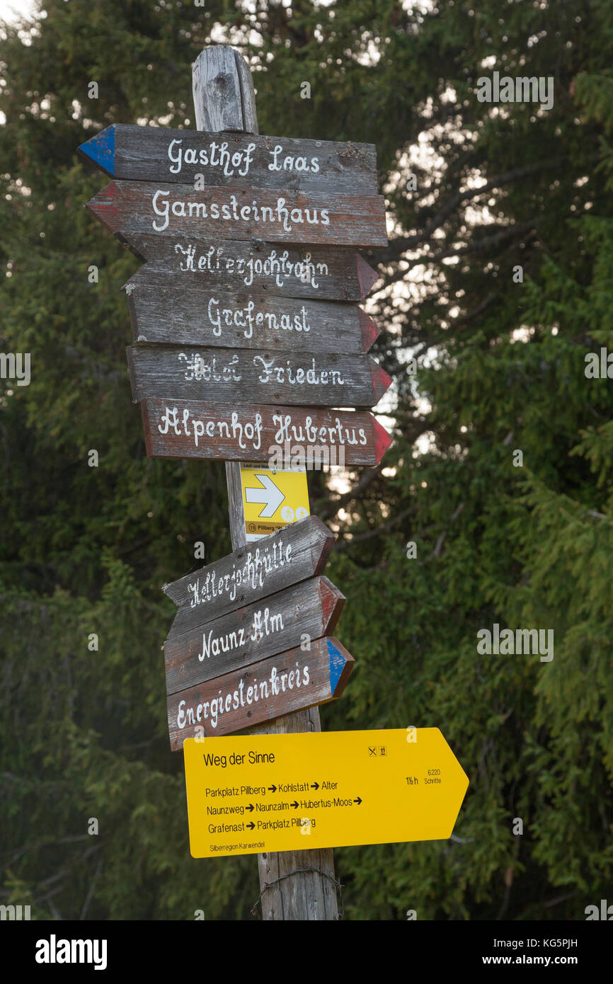 Naunzalm, Pillberg, Schwaz, Tirol - Tyrol, Austria, Europe Stock Photo