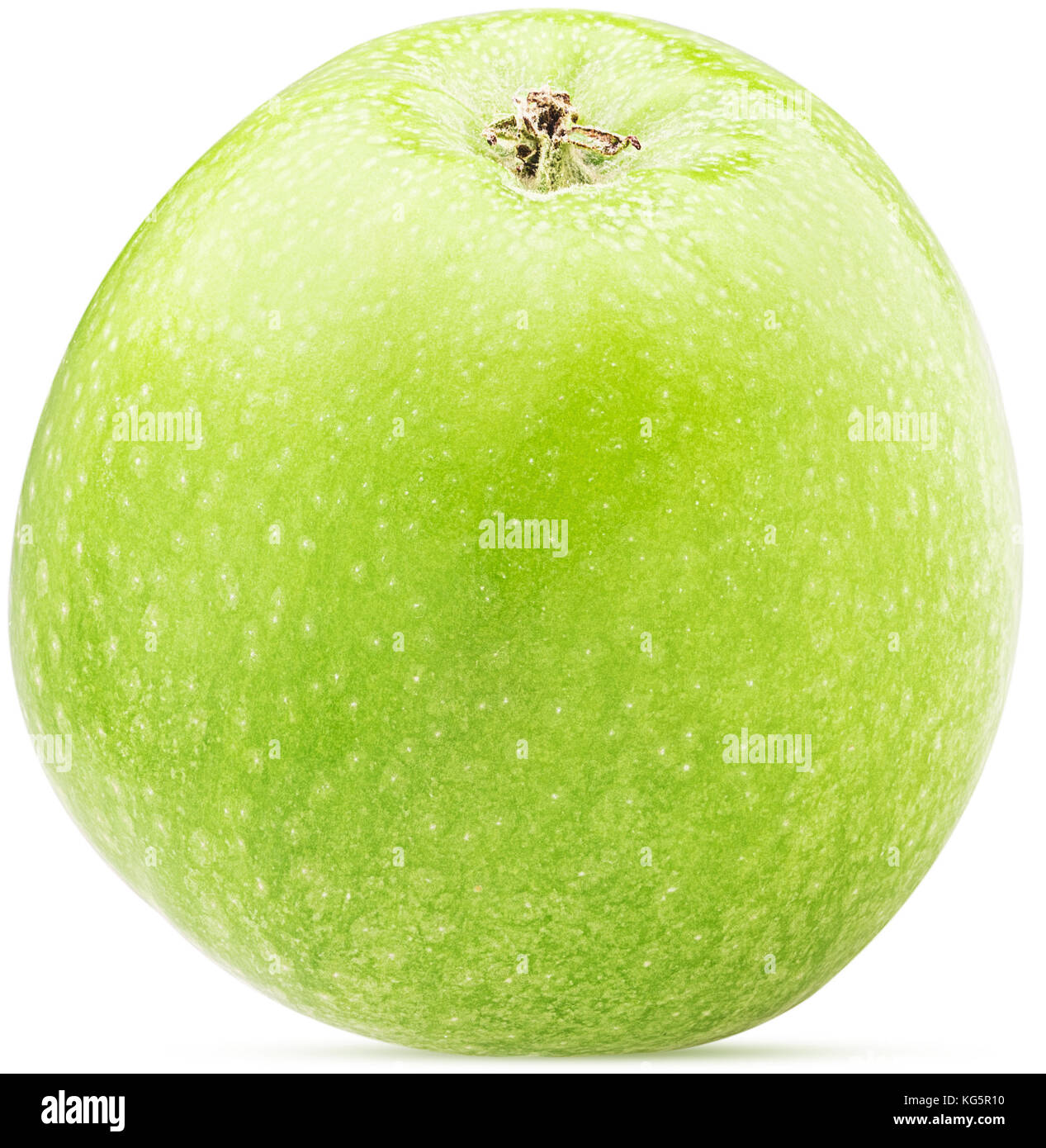 Green apple isolated on white background Clipping Path Stock Photo - Alamy