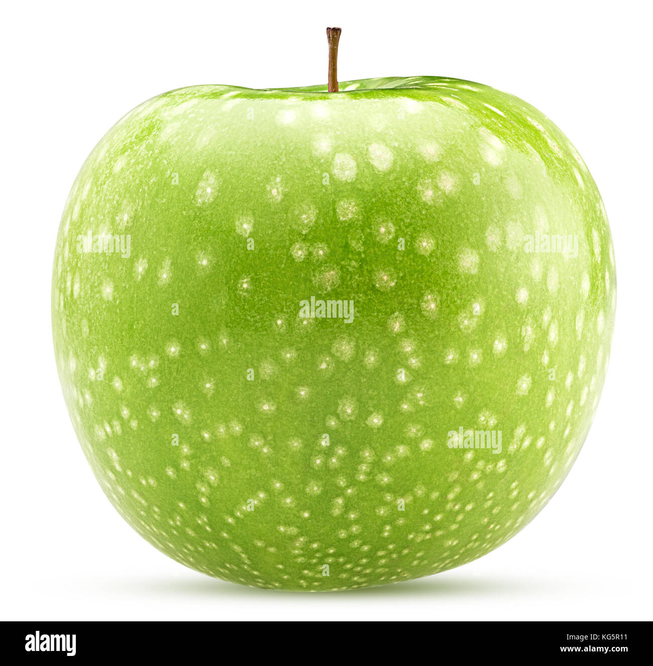 Green apple isolated on white background Clipping Path Stock Photo - Alamy
