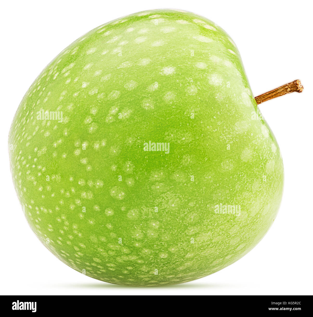 Green apple isolated on white background Clipping Path Stock Photo - Alamy