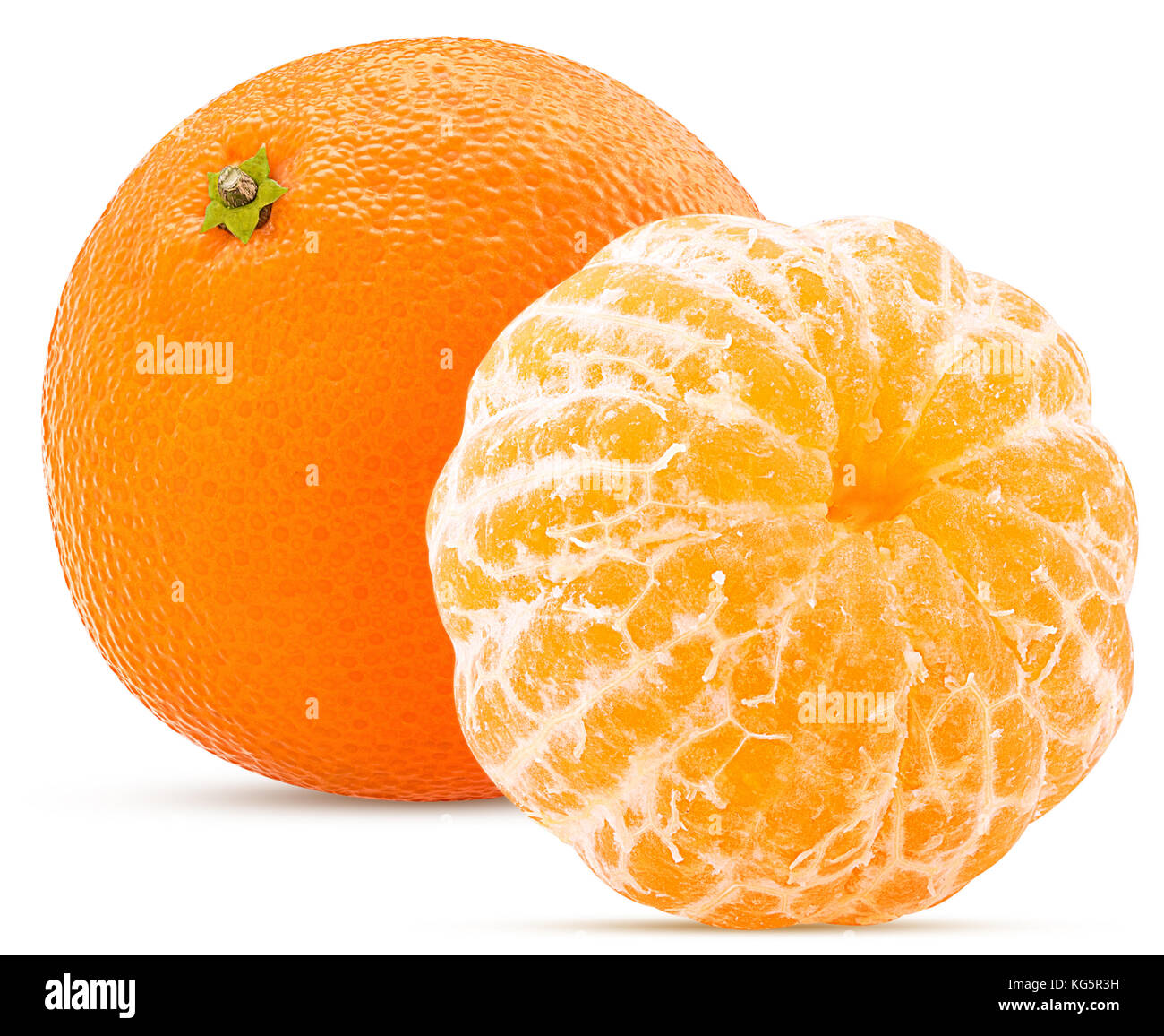 Fresh Ripe Tangerines Stock Photo - Download Image Now - Tangerine, White  Background, Orange Color - iStock