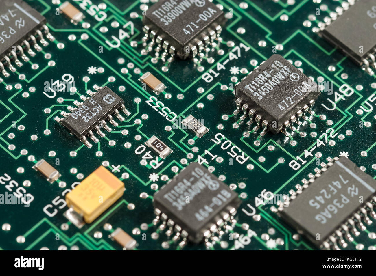 computer mainboard dual inline modules, surface mounted devices with