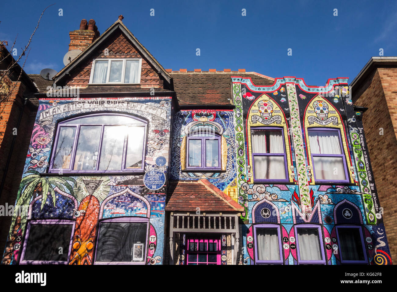 Exterior facade of Baroness von Reichardt's wonderful Treatment Rooms in Chiswick, west London, UK. Stock Photo