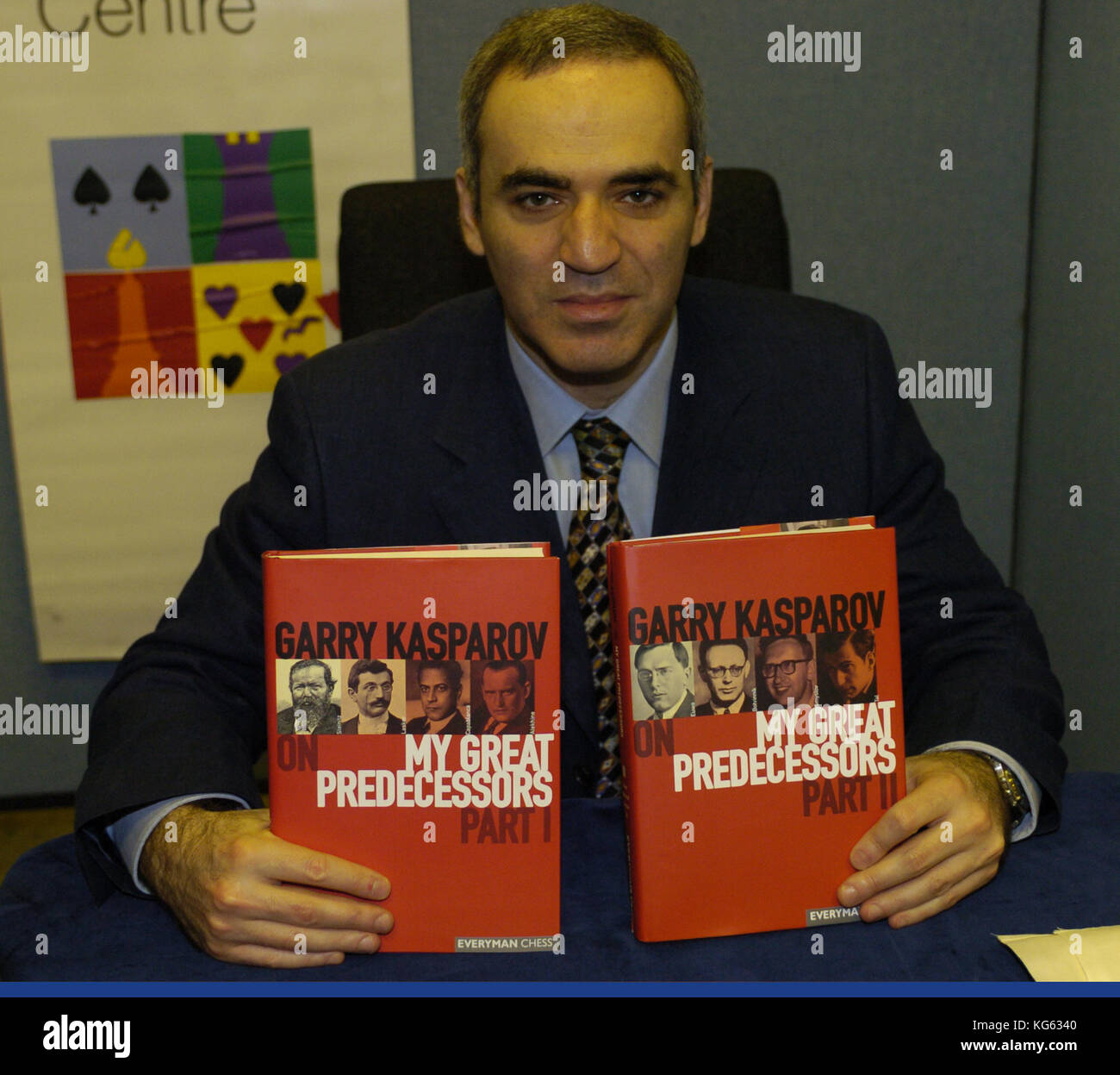 Garry Kasparov book launch, London England UK 2004 Stock Photo - Alamy